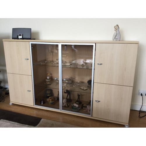 Large display cabinet .