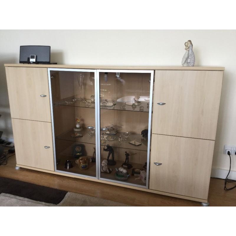 Large display cabinet .
