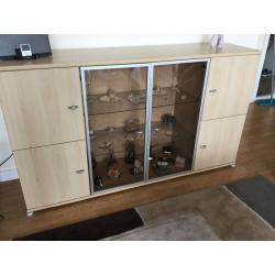 Large display cabinet .