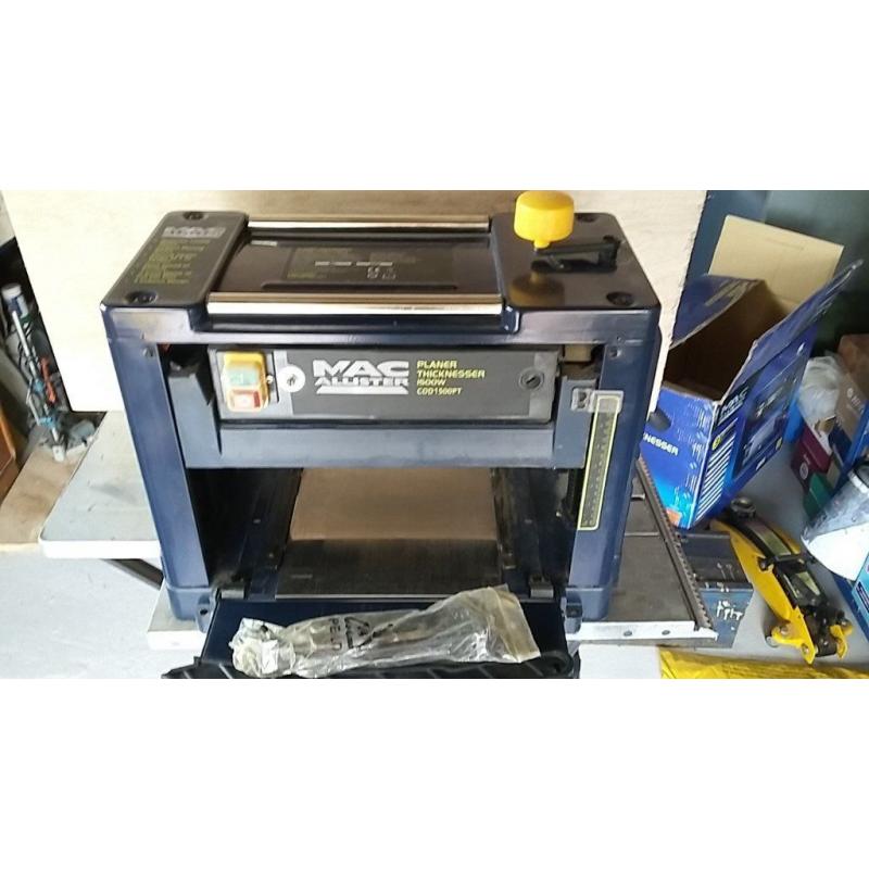 MacAllister 1500w (254mm) Planer Thicknesser