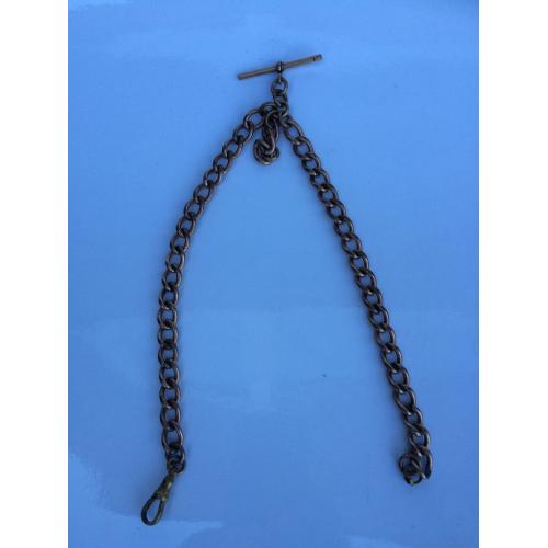 VINTAGE ROLLED GOLD WATCH CHAIN