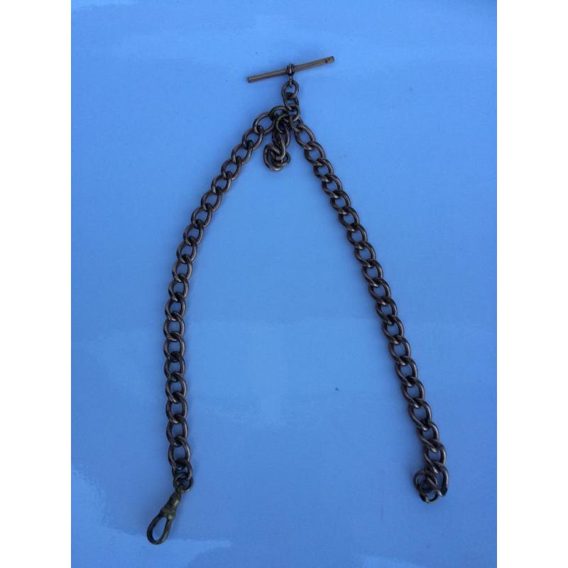 VINTAGE ROLLED GOLD WATCH CHAIN