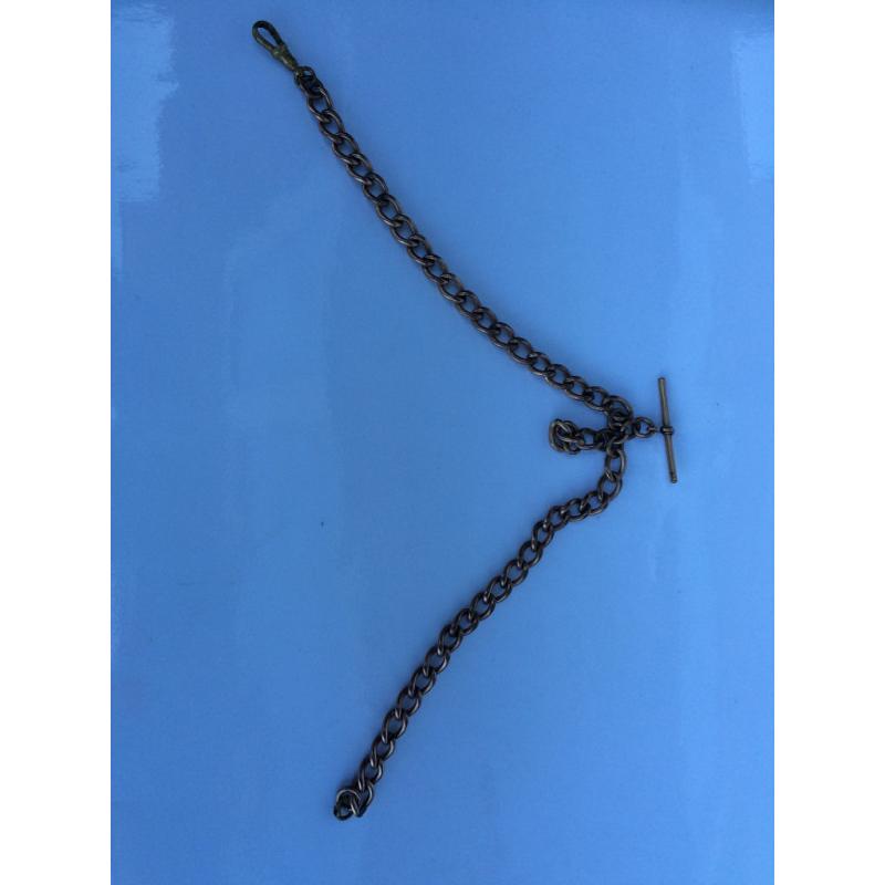 VINTAGE ROLLED GOLD WATCH CHAIN