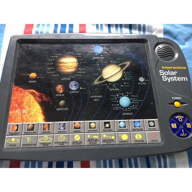Interactive solar system