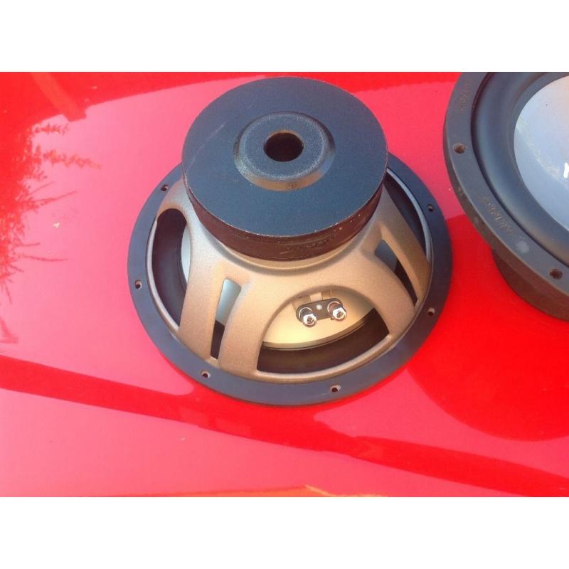 X2 10/12 inch subwoofers / sub in great Working order + sounds great!