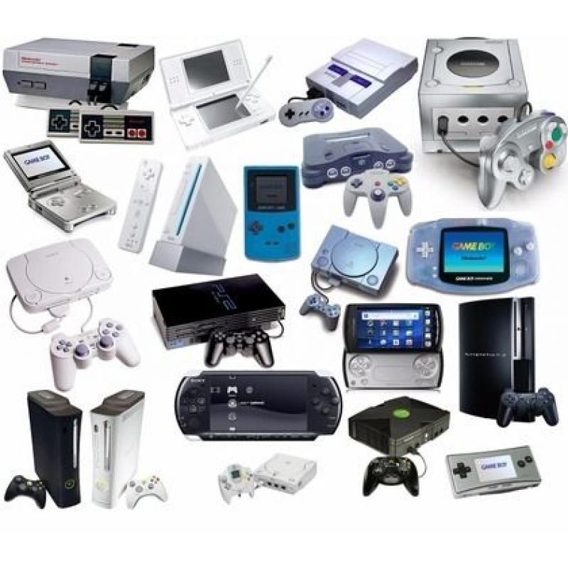 Wanted All Types of Game Consoles and Games.