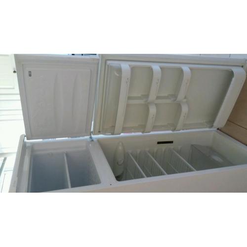 Free to collector fridge freezer in good working order.