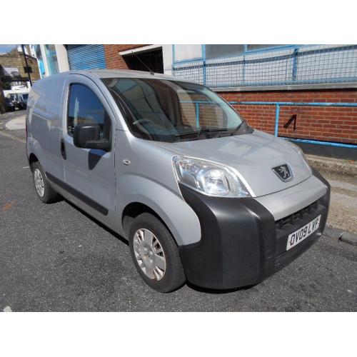 2009 PEUGEOT BIPPER 14 HDI PROFESSINAL AIRCON CD STEREOYEAR MOT SILVER PANEL VAN