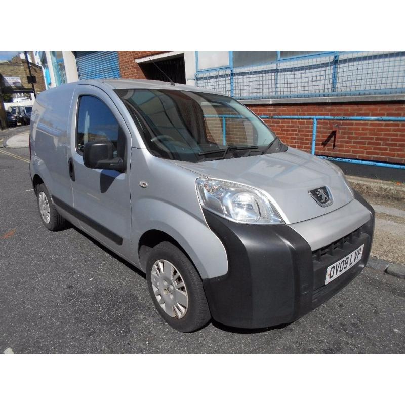2009 PEUGEOT BIPPER 14 HDI PROFESSINAL AIRCON CD STEREOYEAR MOT SILVER PANEL VAN