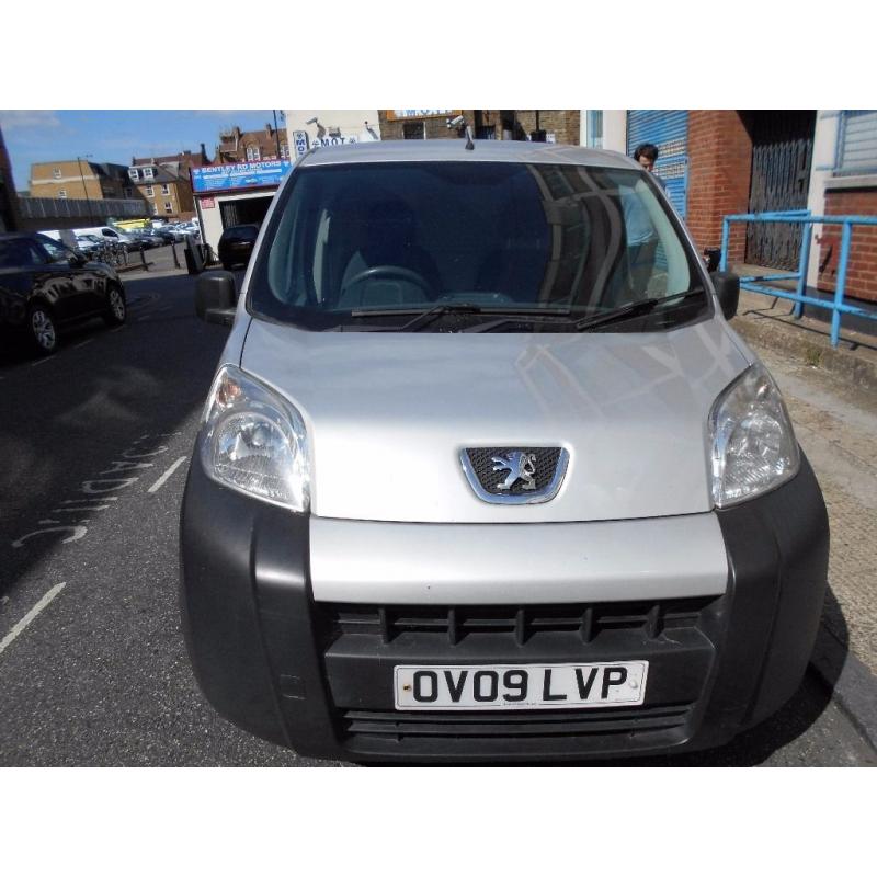2009 PEUGEOT BIPPER 14 HDI PROFESSINAL AIRCON CD STEREOYEAR MOT SILVER PANEL VAN