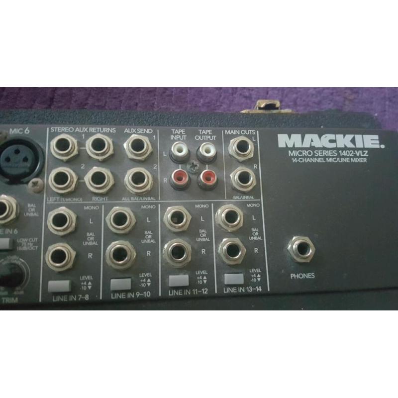 Mackie Mixer Mixing Desk 14 channel mixer