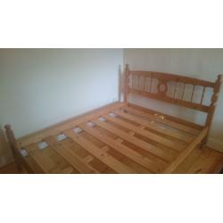 Pine Double Bed