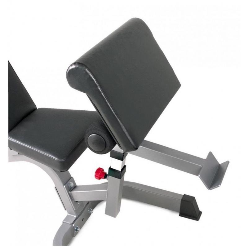 BODYCRAFT F602 DELUXE F/I/D UTILITY BENCH (with preacher curl attachment)
