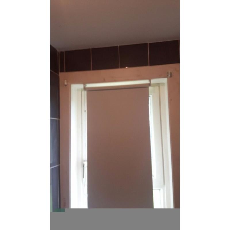 White Blackout Rollerblind