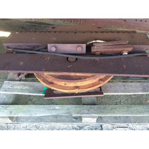 Fork lift ton box/bin hydraulic turner