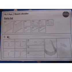 pet pen/room divider