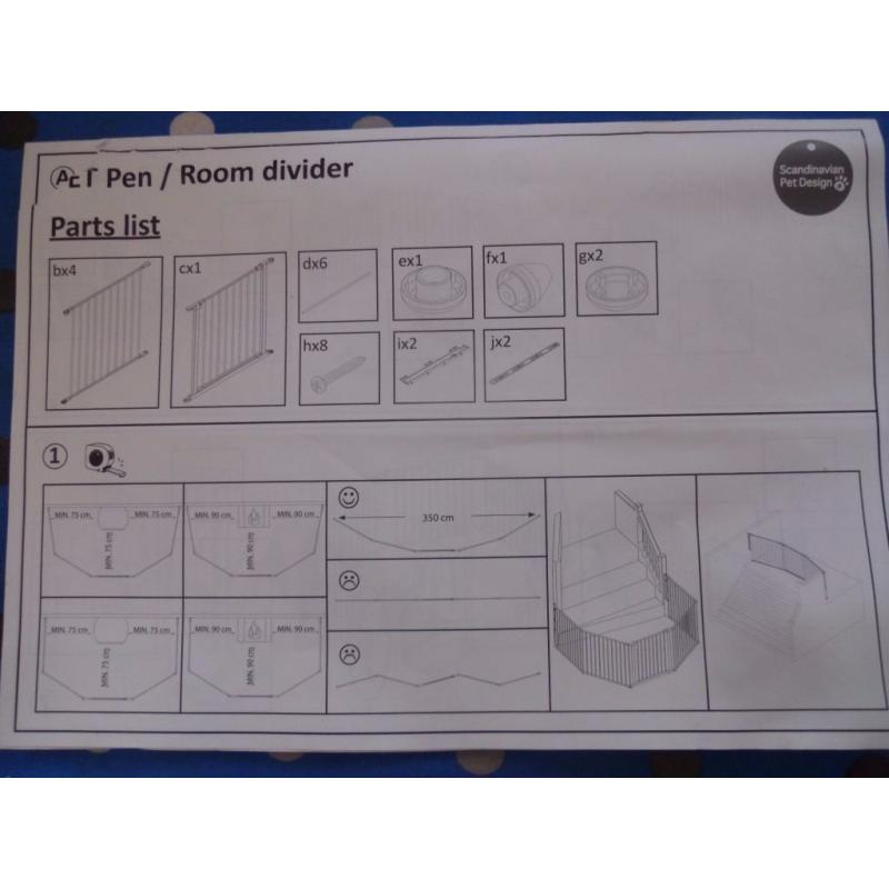 pet pen/room divider