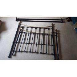Metal bedframe