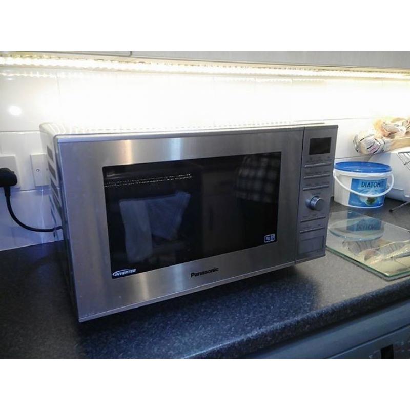 Panasonic inverter flatbed microwave oven grill