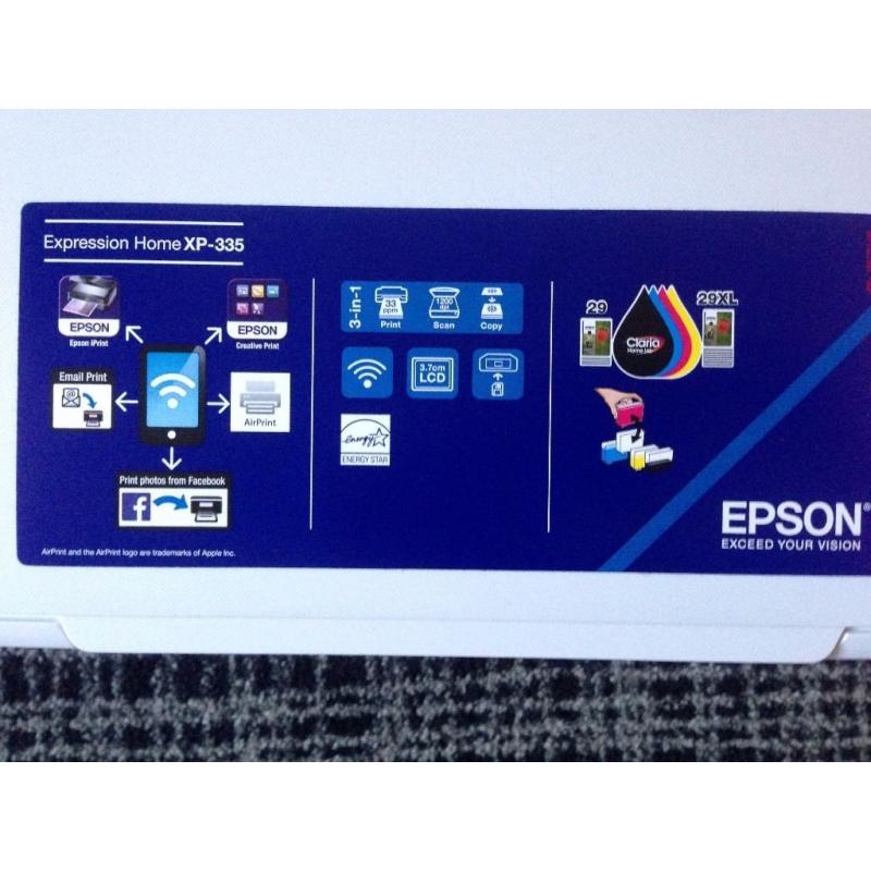 EPSON XP-335 PRINTER -- WIFI PRINT, COPY, SCAN