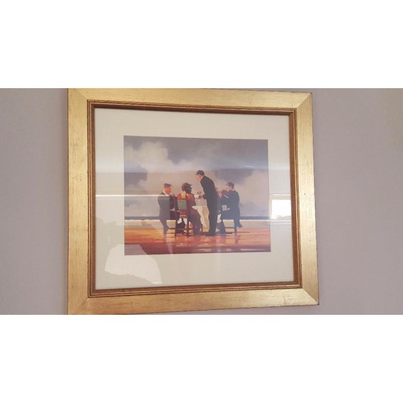 Jack Vettriono four large framed prints