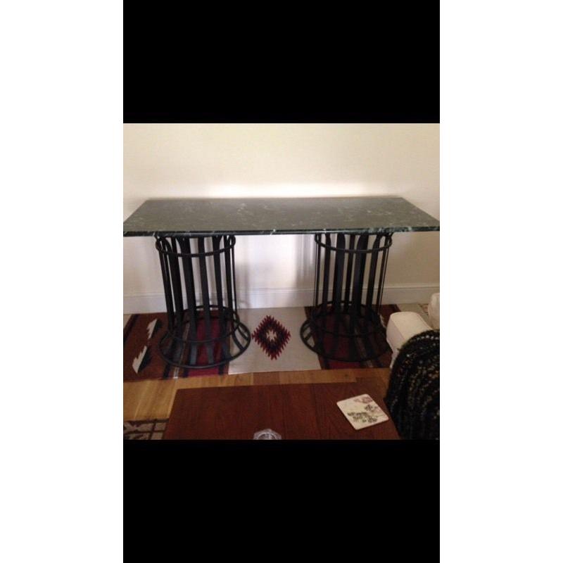 Italian Green Marble Table