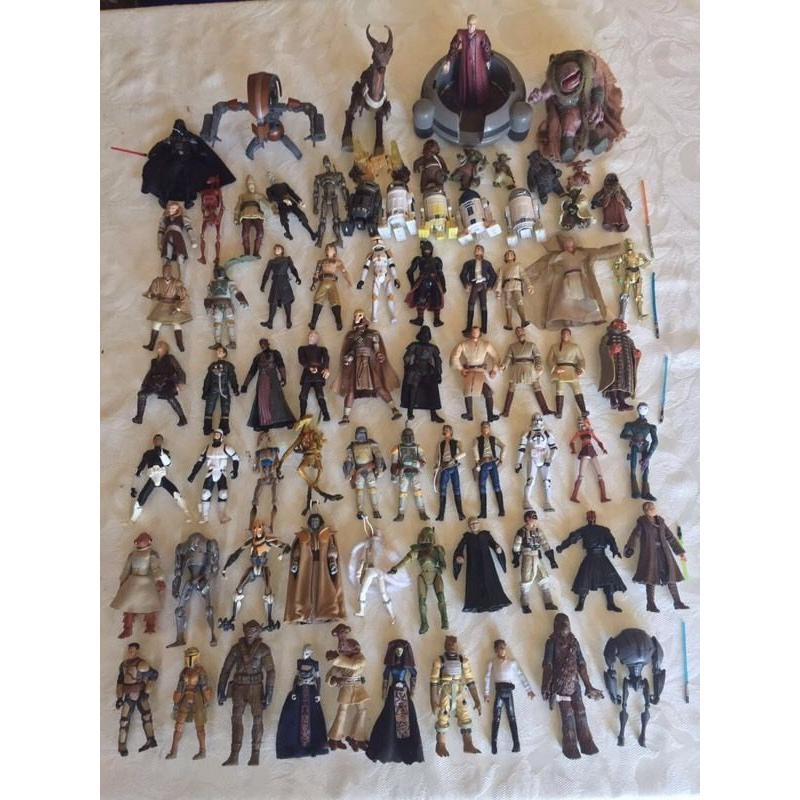 Star Wars figures.