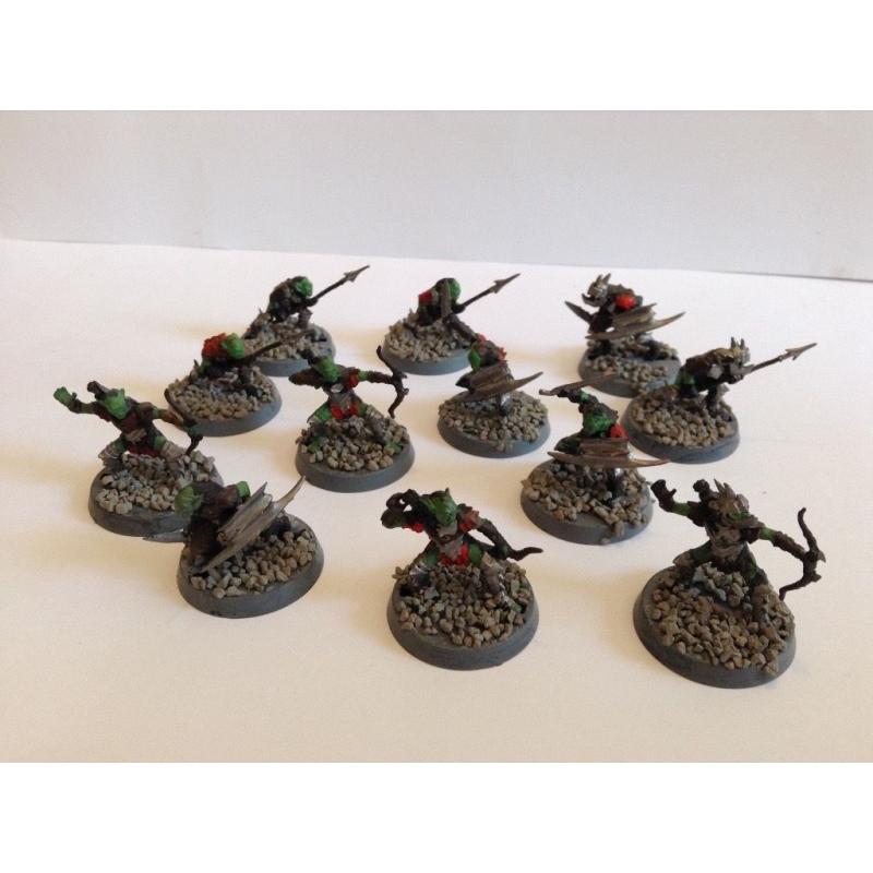 Lord of the Rings Warhammer - 12 Moria Goblin Warriors (4 Sets Available) *Collection Only*