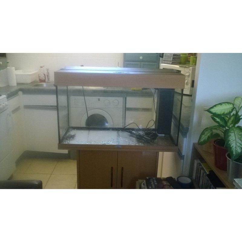 juwel rio 125 litre tank with stand ................................................................
