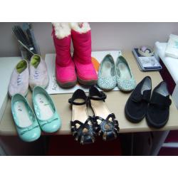 **SIZE 1 SHOE BUNDLE** 6 pairs of girls shoes in a size 1 - outgrown not worn out