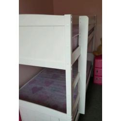Bunk beds white