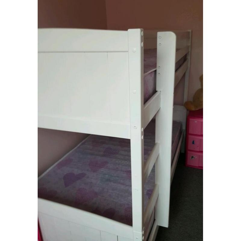Bunk beds white