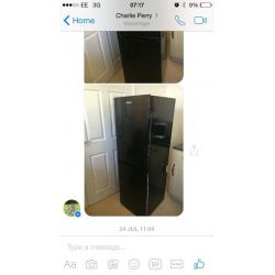 Black bush fridge freezer