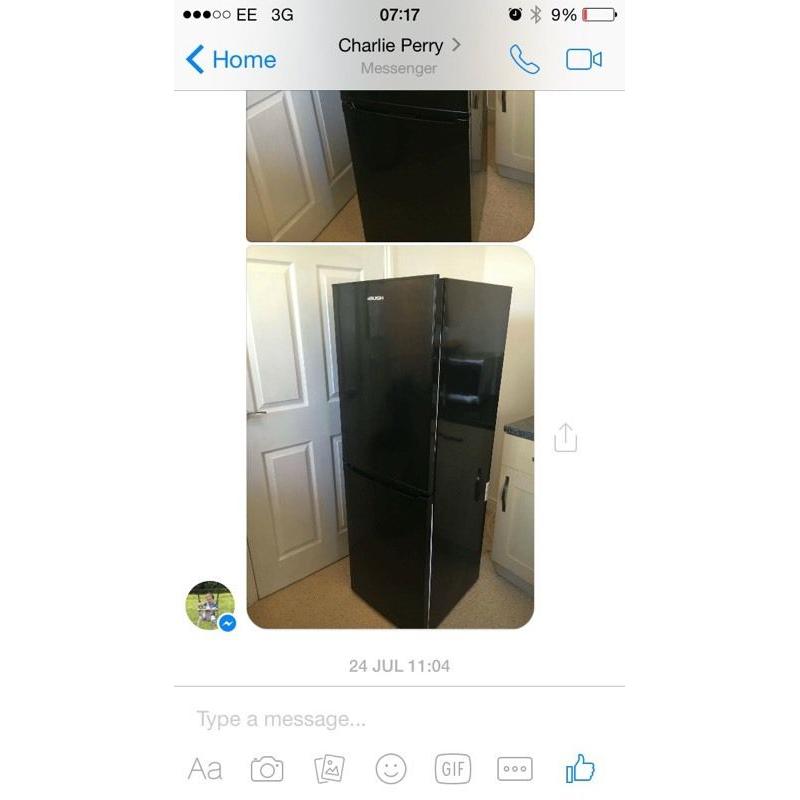 Black bush fridge freezer