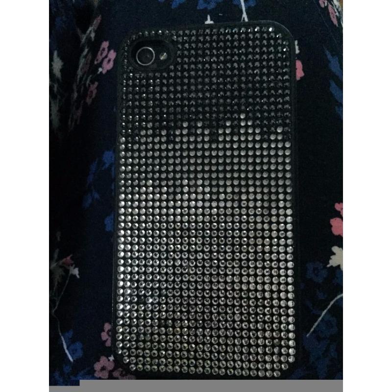 Swarovski Iphone 4/4s case- good condition