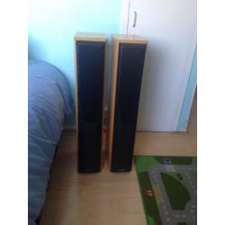2 tall Mission Speakers