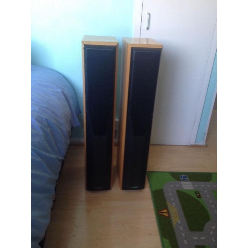 2 tall Mission Speakers