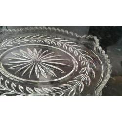 Glass dressing table dish