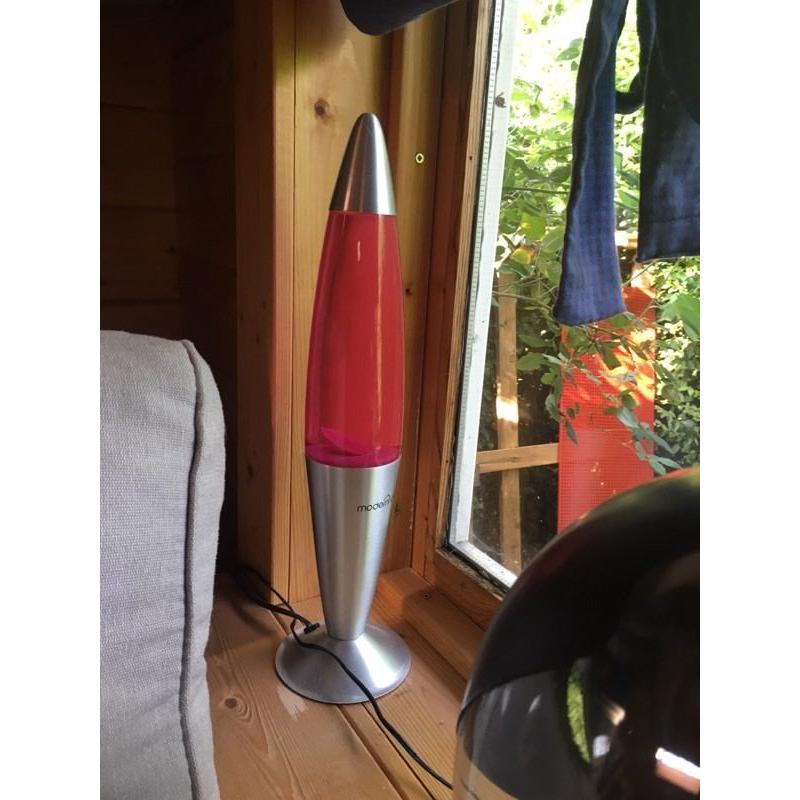 Pink lava lamp that has only been used once