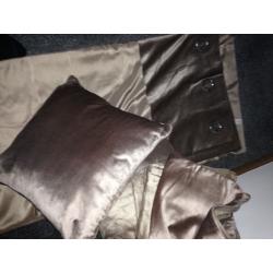 Curtains and cushions