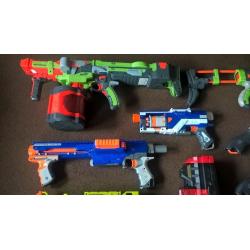 NERF toy gun collection