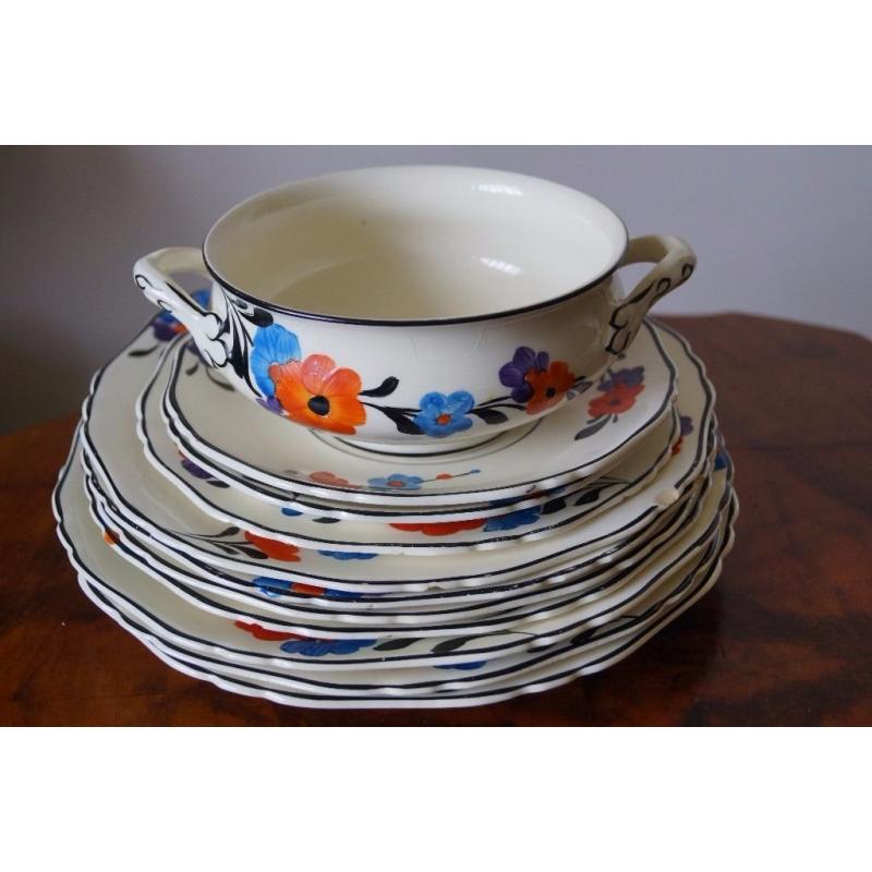 Hancocks Hand Painted Ivory Ware