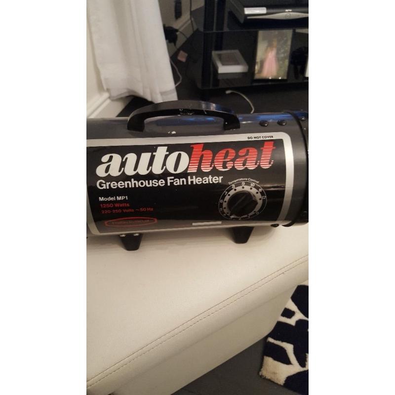 greenhouse fan heater