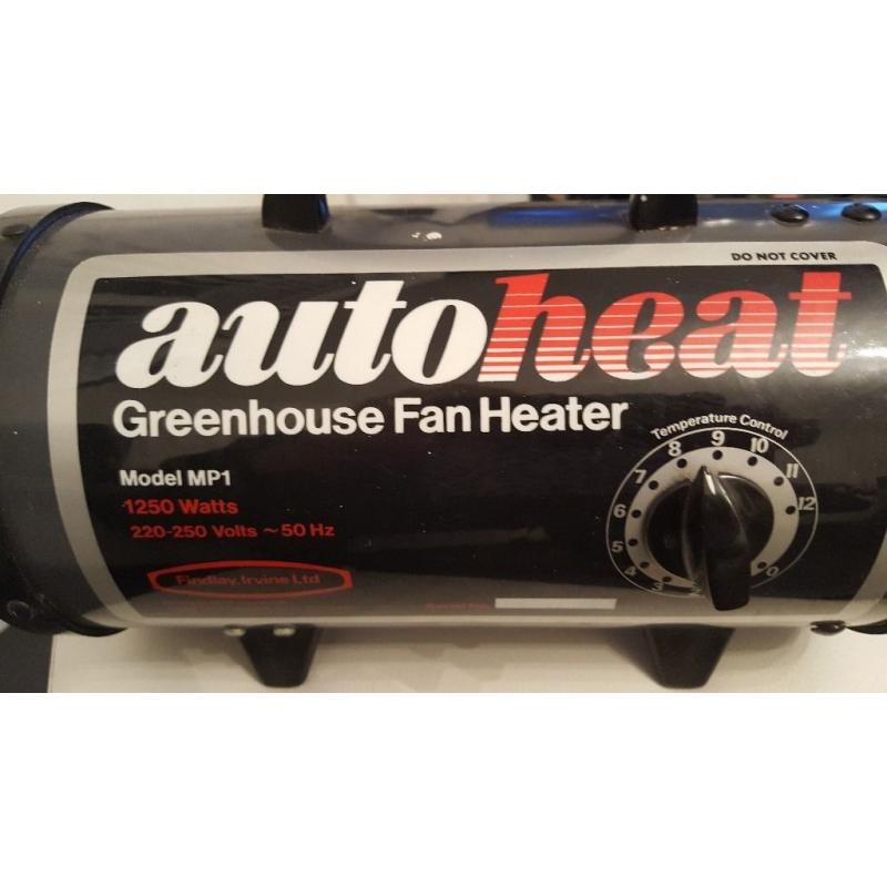 greenhouse fan heater