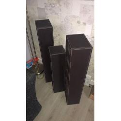 3 Leather Look Units