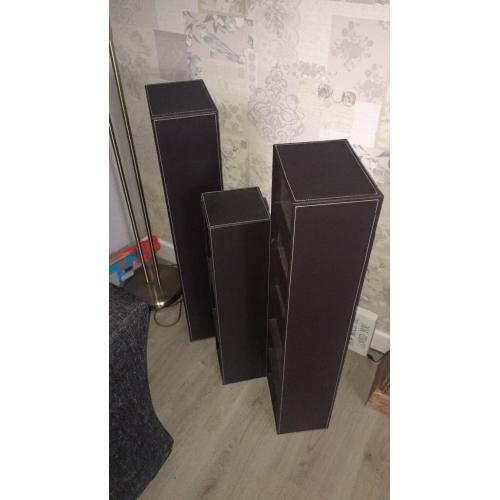 3 Leather Look Units