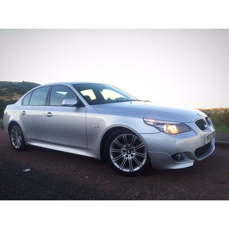 M SPORT 2007 BMW 520D AUTOMATIC NEW SHAPE LONG MOT FSH [NOT AUDI A6 E CLASS PASSAT MONDEO]