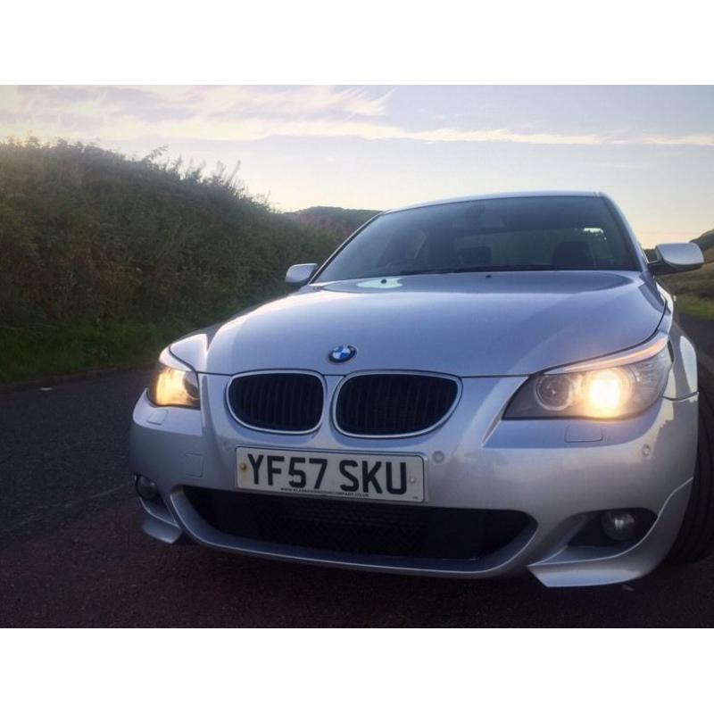 M SPORT 2007 BMW 520D AUTOMATIC NEW SHAPE LONG MOT FSH [NOT AUDI A6 E CLASS PASSAT MONDEO]
