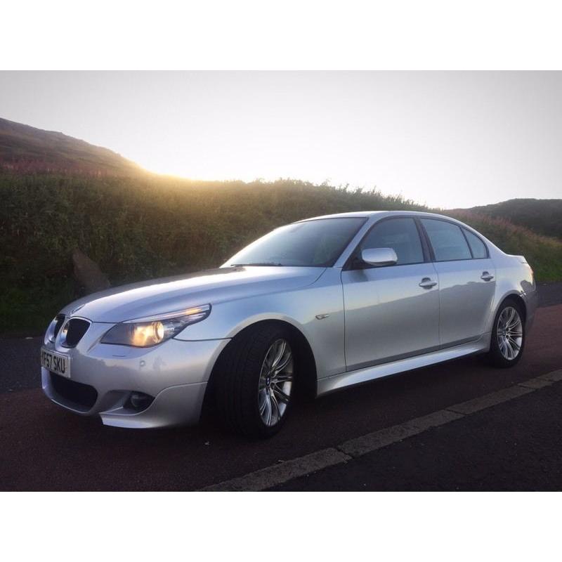 M SPORT 2007 BMW 520D AUTOMATIC NEW SHAPE LONG MOT FSH [NOT AUDI A6 E CLASS PASSAT MONDEO]