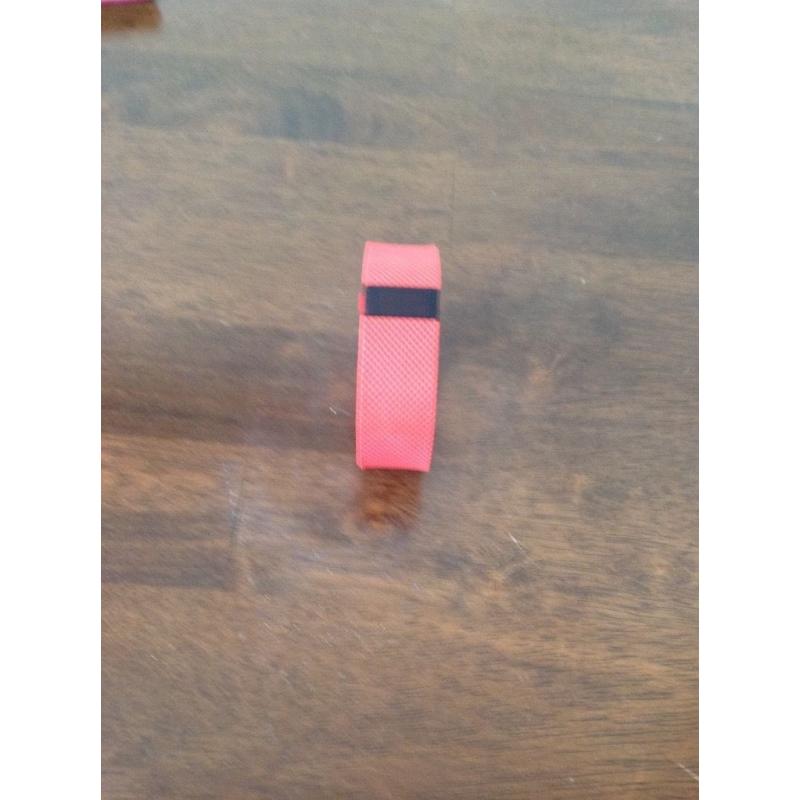 Tangerine small HR Fitbit nearly new